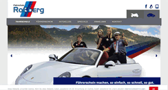 Desktop Screenshot of fahrschule-rossberg.de