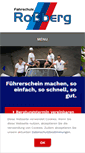 Mobile Screenshot of fahrschule-rossberg.de